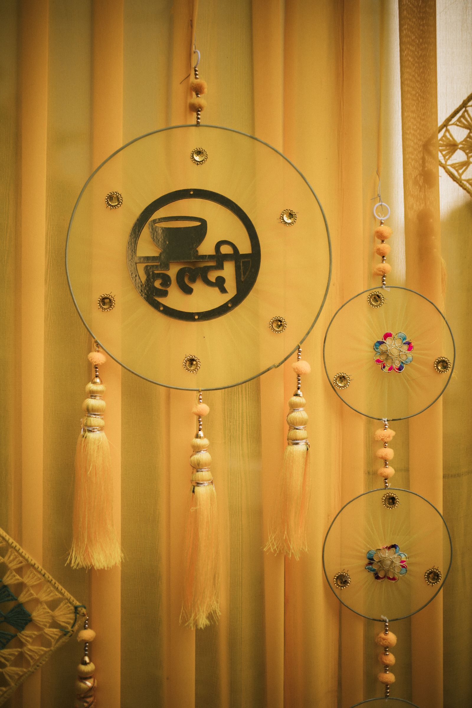 Festive haldi ceremony decor