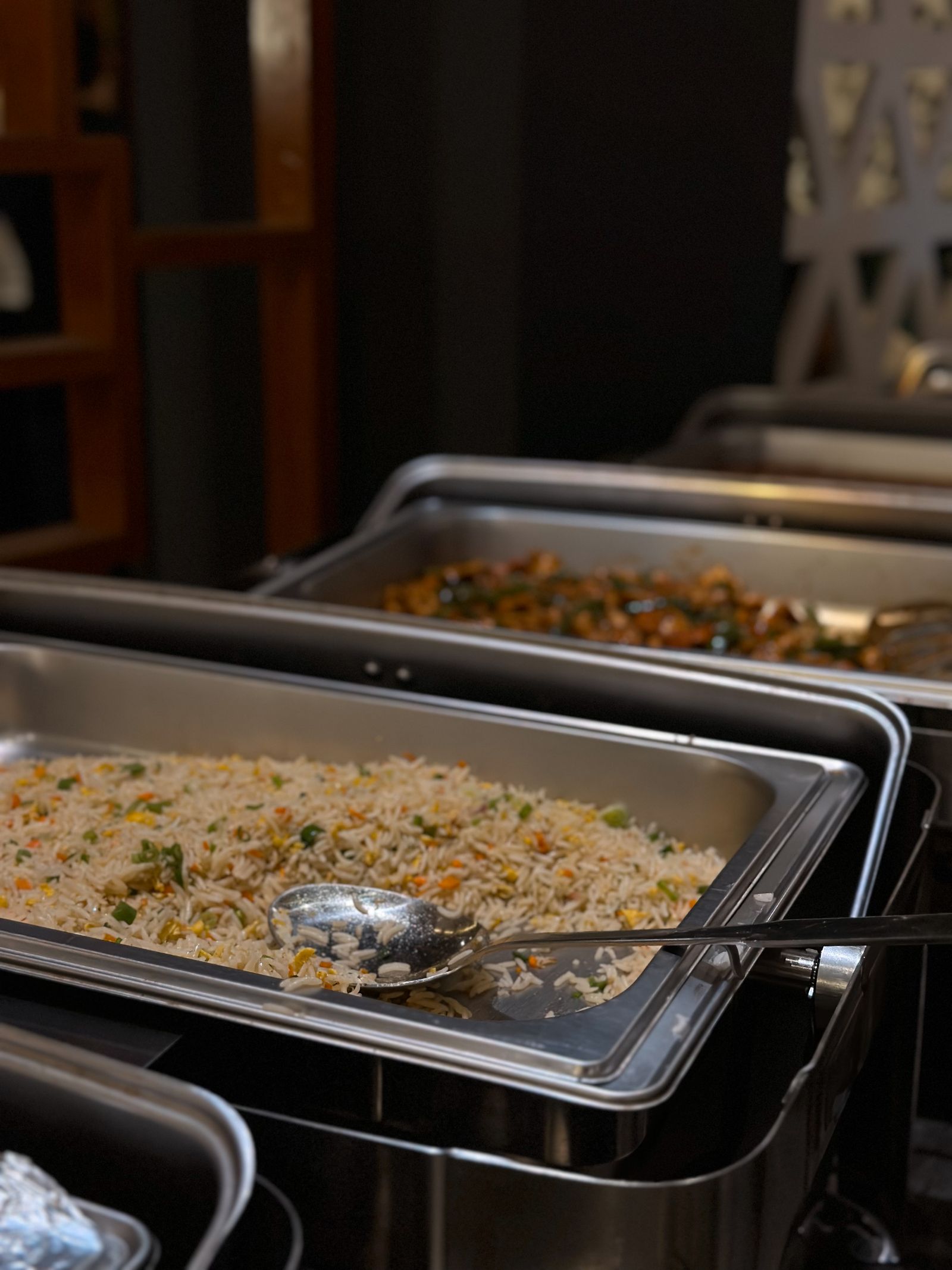 Live buffet spread